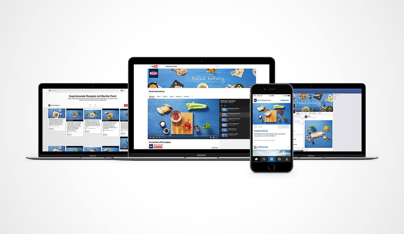 Der Rezeptfilm auf verschiedenen Kanälen und Devices