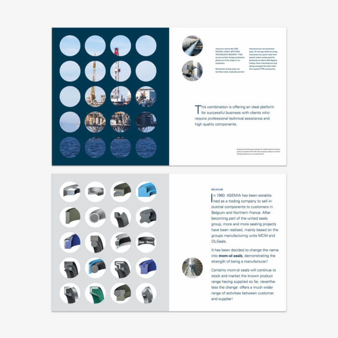 Unternehmensbroschüre im neuen CD