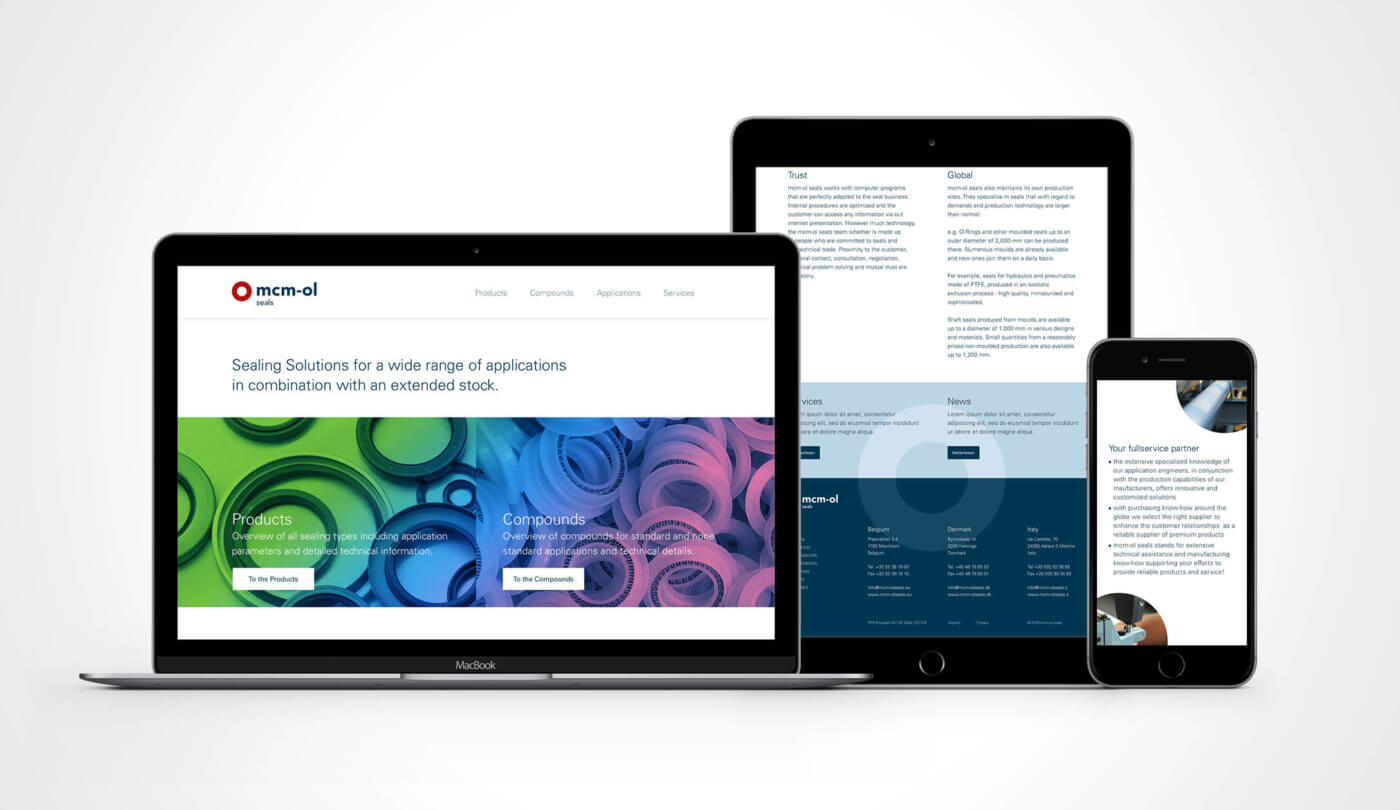 Der neue Web-Auftritt von mcm-ol seals