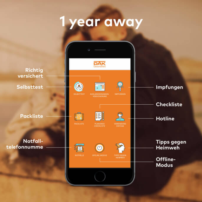 Die Mobile-App „1 Year Away“ für werdende Eltern