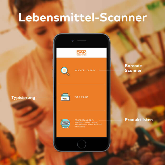 Die Mobile-App „Lebensmittel-Scanner“ für Ernährungsbewusste