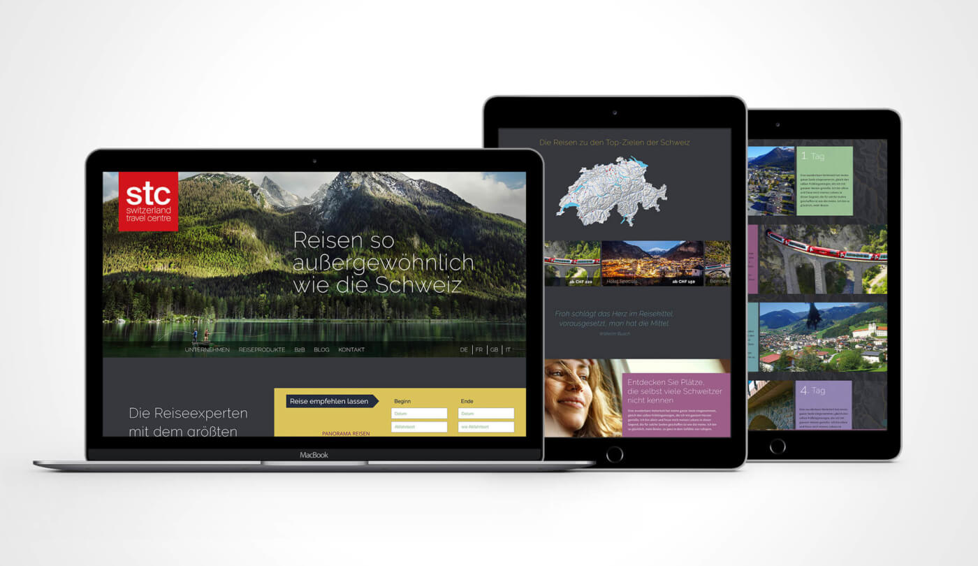 Erste Screens für den von DRID geplanten Website-Relaunch