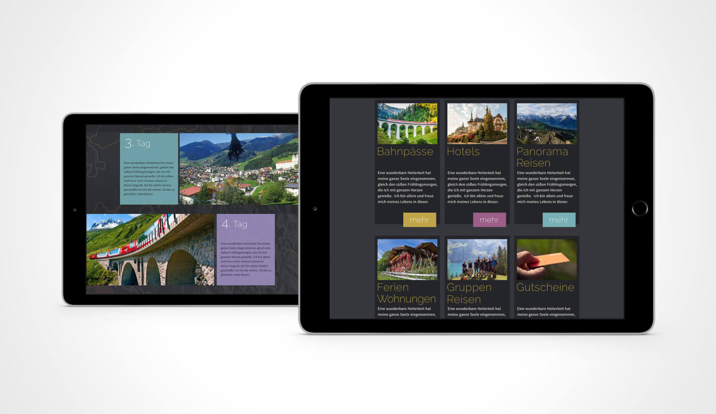 Unterseiten der von DRID konzipierten STC Homepage