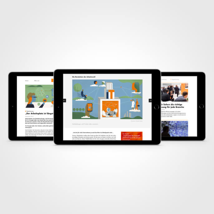 Mit einem Award prämierte Content-Microsite