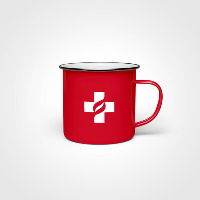 Kaffeebecher im Markendesign