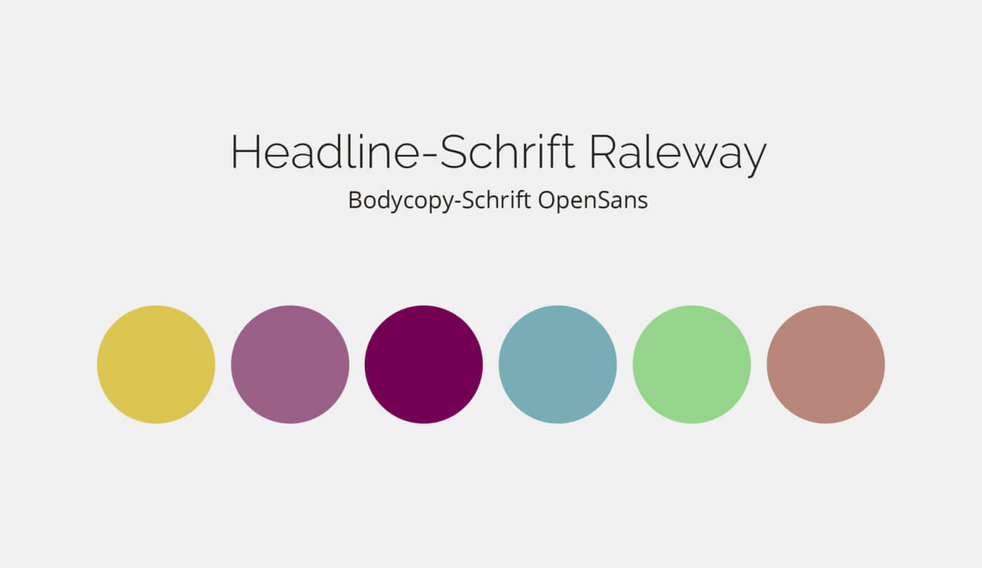 Typographie und Farbkonzept für die neue STC Website