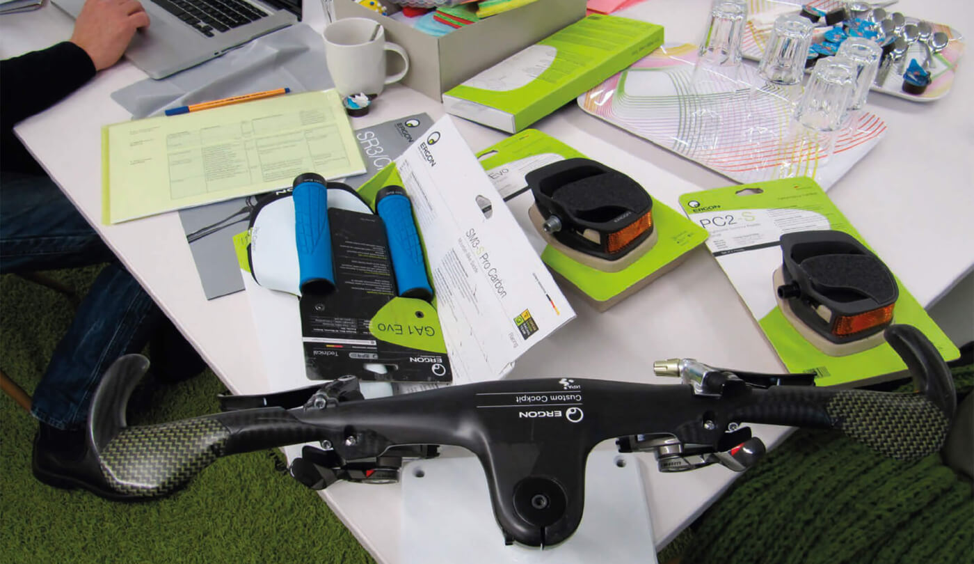 Analyse von Ergon Fahrradteilen im DRID Workshop