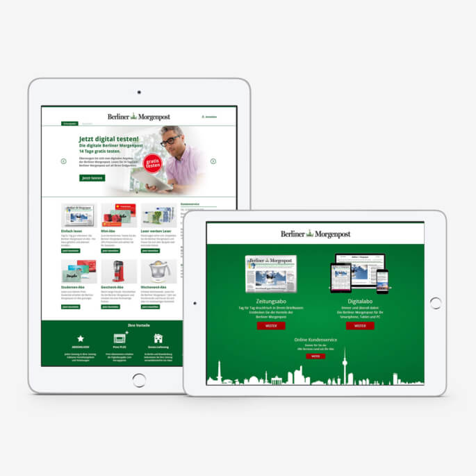 Der Aboshop der Berliner Morgenpost