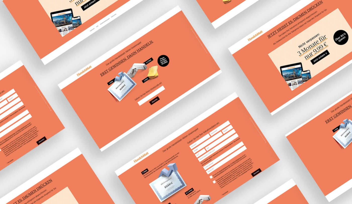 E-Mail-Kampagnen zur Aktivierung von Handelsblatt Online-Nutzern